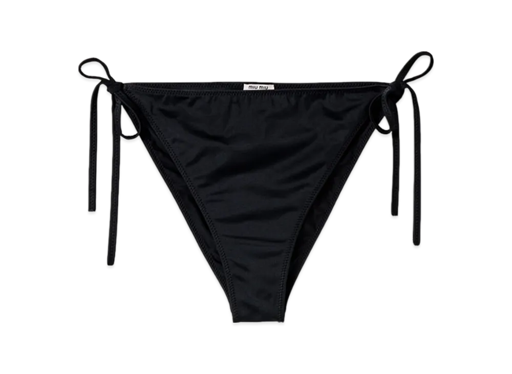 MIU MIU Women's Jersey Panties "Black"