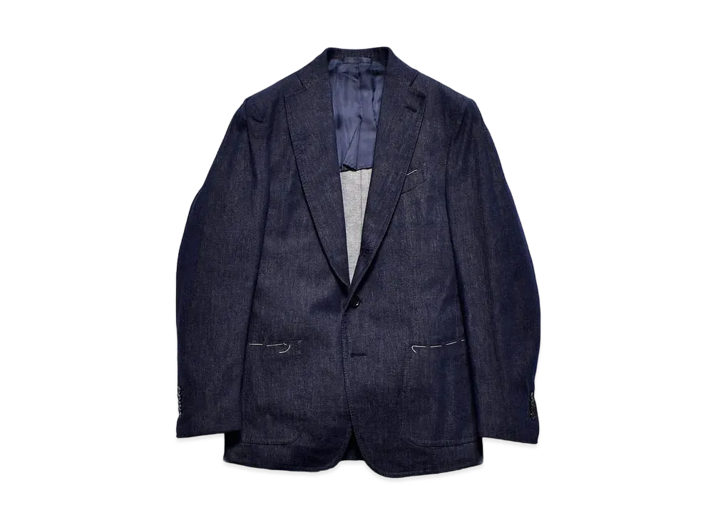 MINEDENIM 3piece Notched Lapel Tailored JKT "Black"