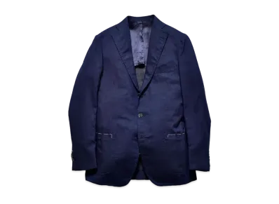 MINEDENIM Notched Lapel Tailored JKT "Navy"