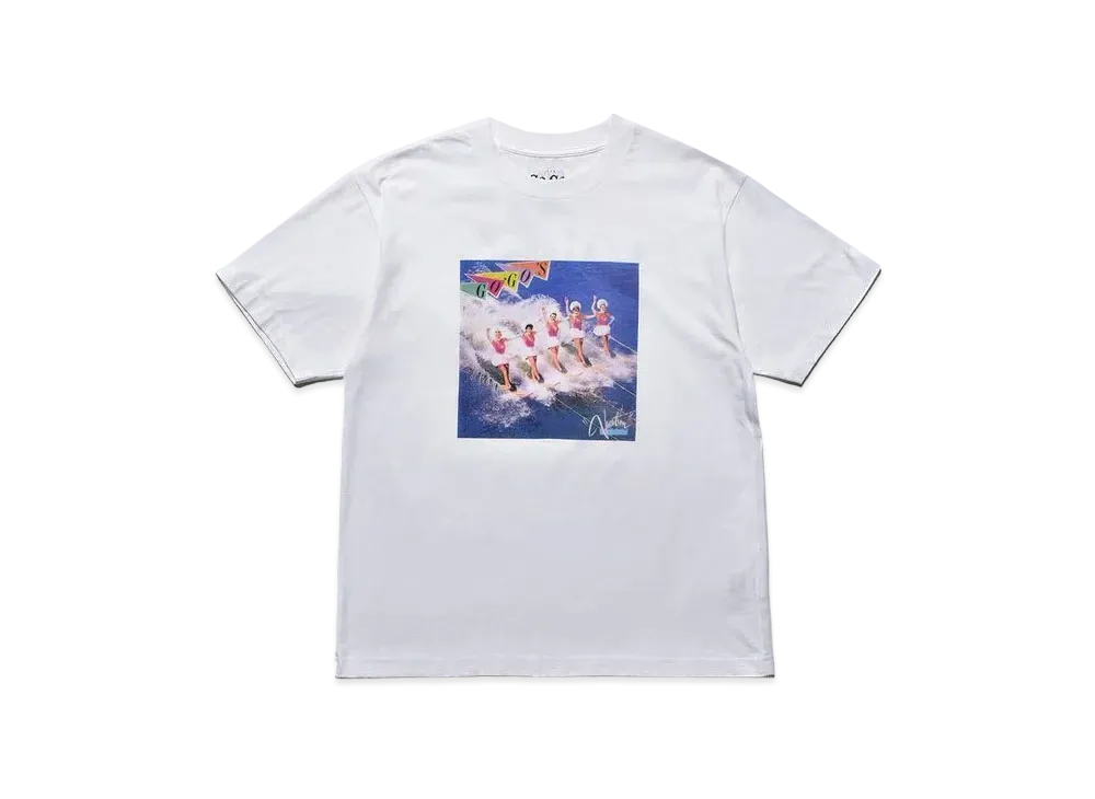 MINEDENIM GO-GO'S "Vacation" Print Crewneck T-SH "White"
