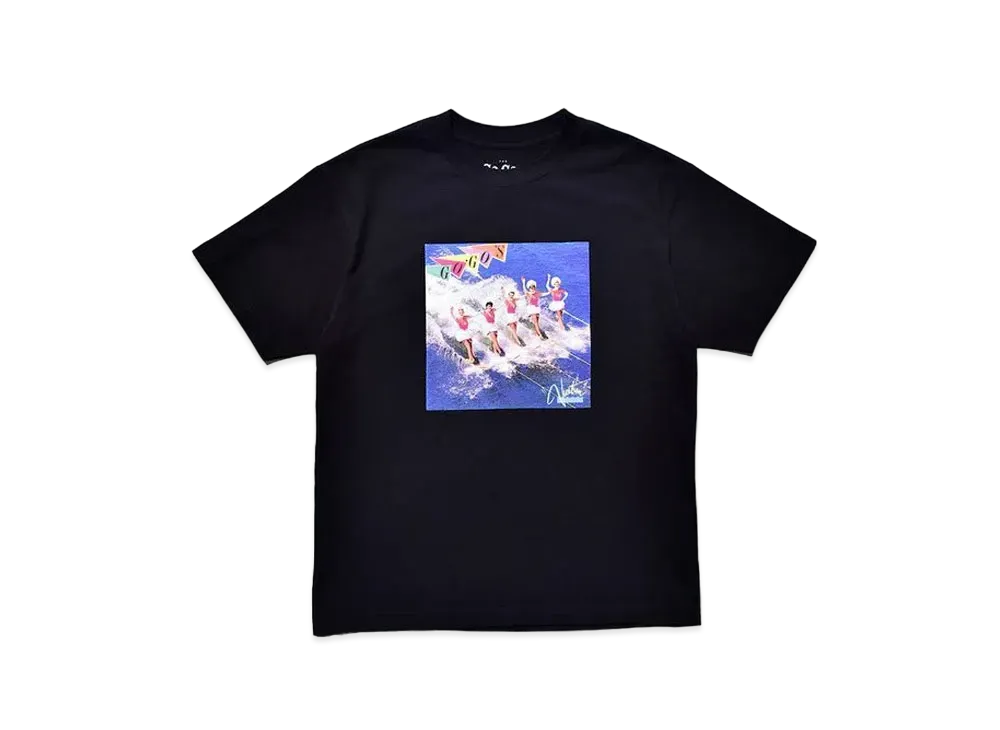MINEDENIM GO-GO'S "Vacation" Print Crewneck T-SH "Black"
