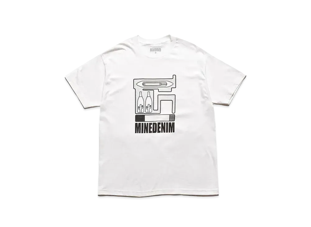 MINEDENIM x PAJA STUDIO Tobacco T-SH "White"