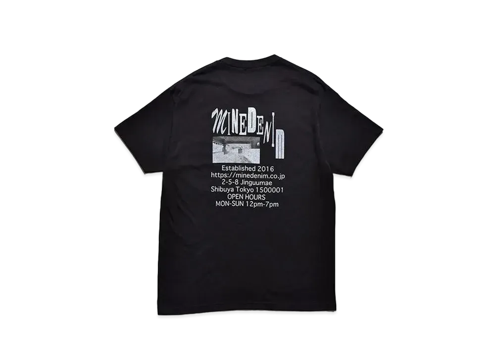 MINEDENIM x PAJA STUDIO Address T-SH "Black"