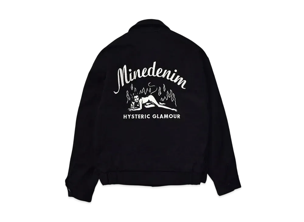 MINEDENIM x HYSTERIC GLAMOUR F.Black Denim Jacket "Black"