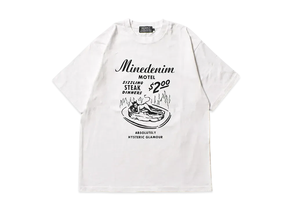 MINEDENIM x HYSTERIC GLAMOUR T-Shirt "White"