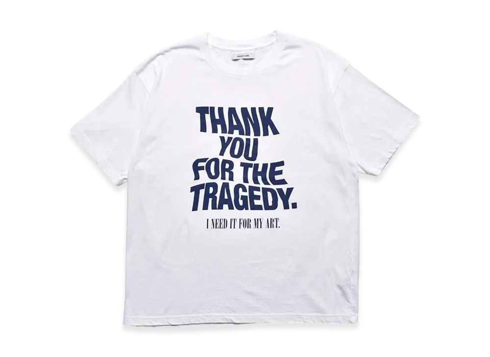 MINEDENIM Thank You For The Tragedy T-SH "White"