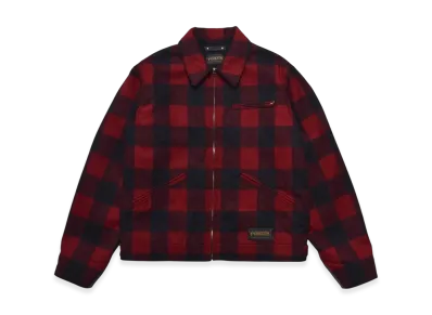 MINEDENIM x Pendleton W.Plaid Zipup Work JKT "Red"
