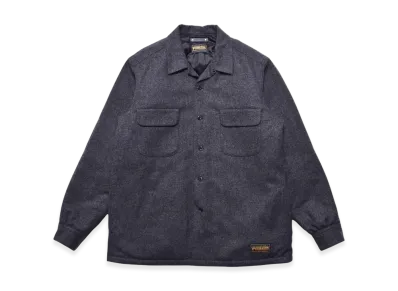 MINEDENIM x Pendleton Wool Quiltliner Open Collar SH "Grey"