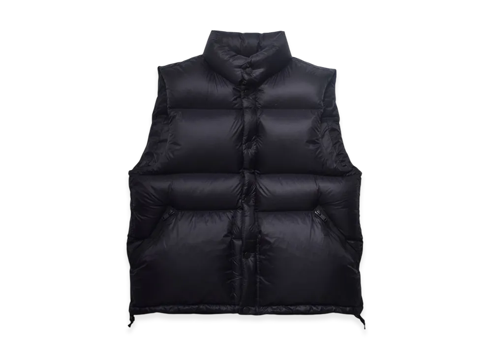 MINEDENIM x nonnative Explorer Down Vest Nylon Mini Ripstop With Windstopper "Black"