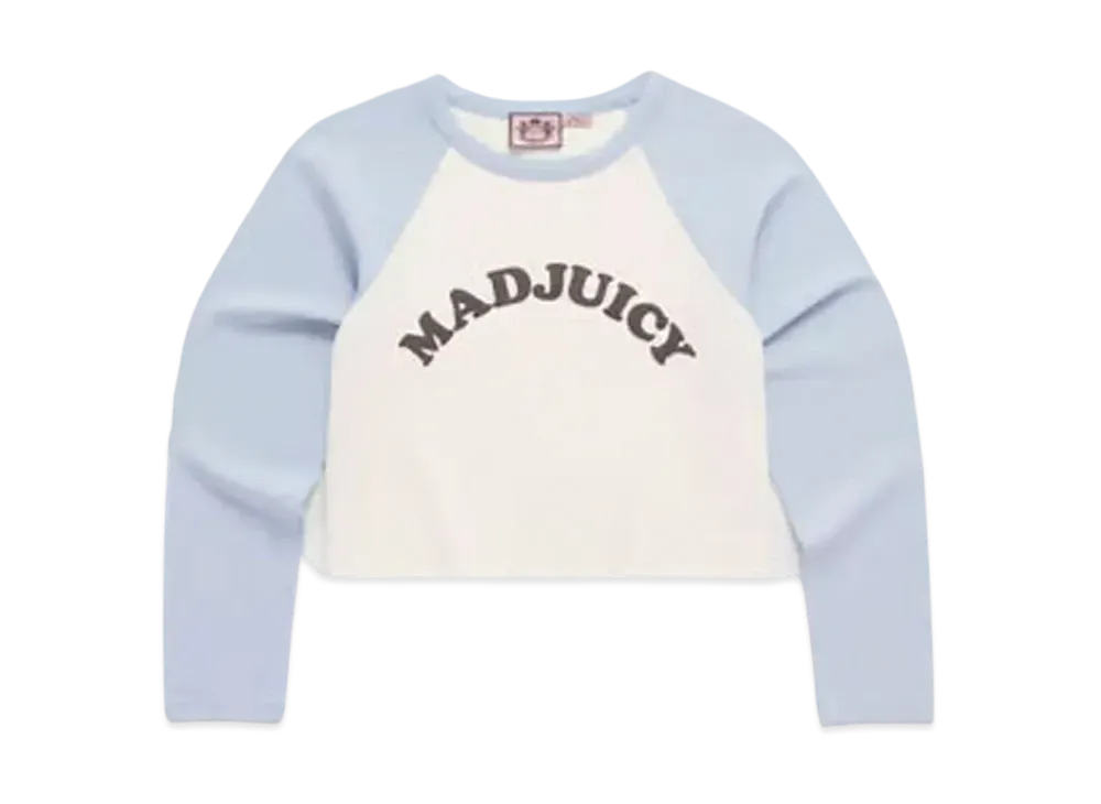 Madhappy x Juicy Couture Mad Juicy Cropped Long Sleeve Baseball Tee "Daylight"