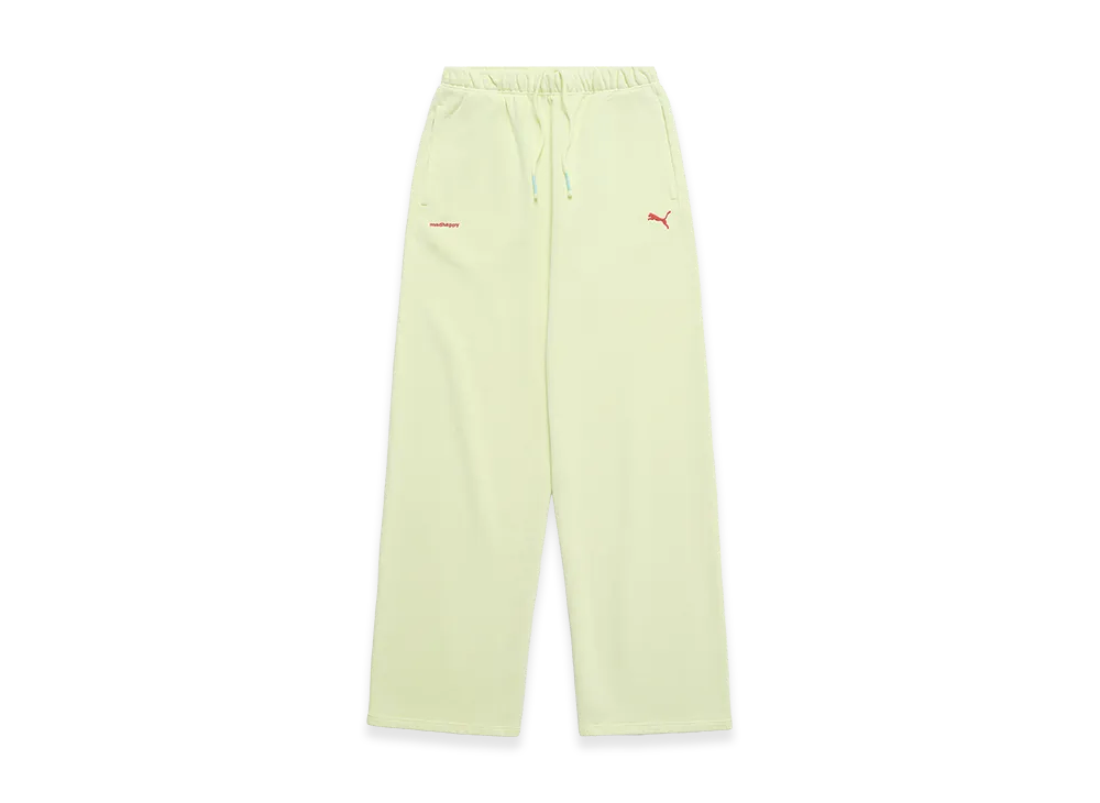 Madhappy x PUMA Fleece Straight Sweatpant "Honeydew"