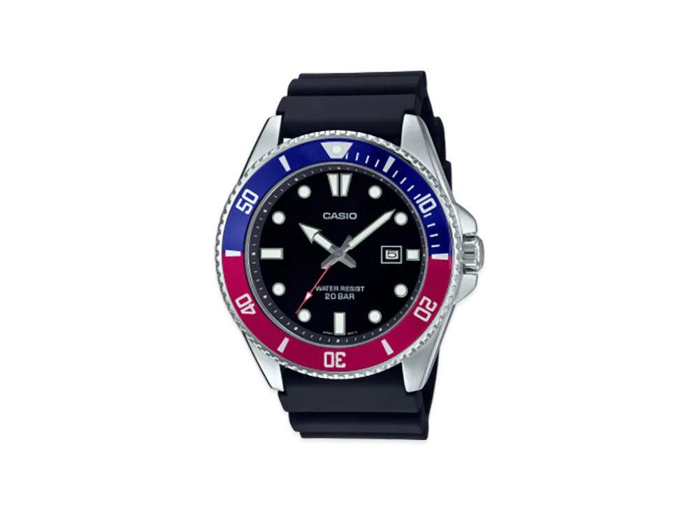 Casio Collection MDV-107-1A3JF "Black"