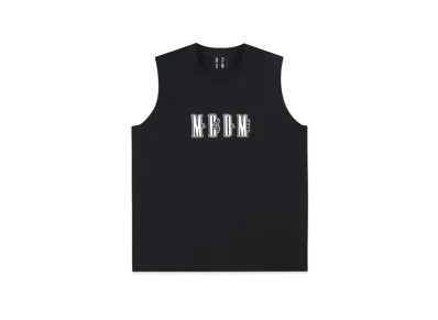MR. ENJOY DA MONEY Thick Plate Printed Vest "Black"