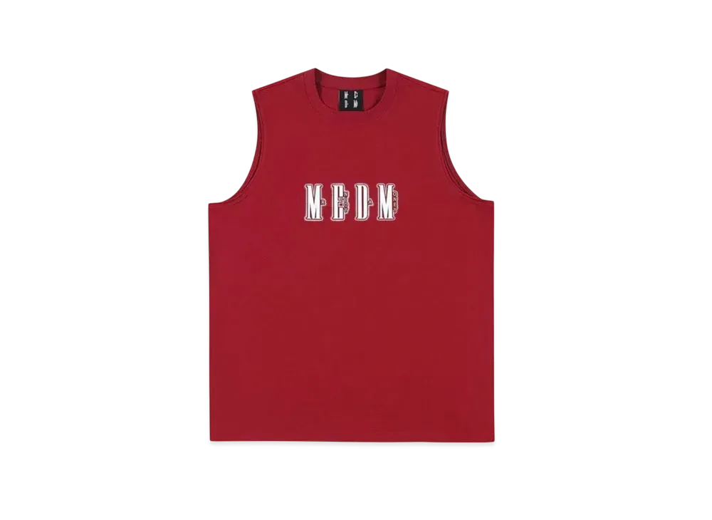 MR. ENJOY DA MONEY Thick Plate Printed Vest "Red"
