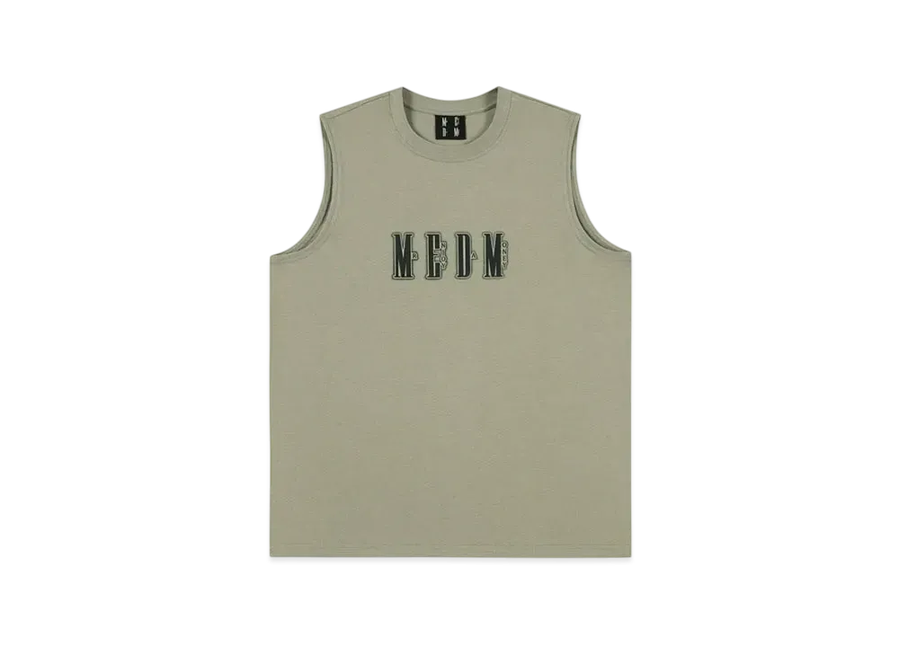 MR. ENJOY DA MONEY Thick Plate Printed Vest "Grey"