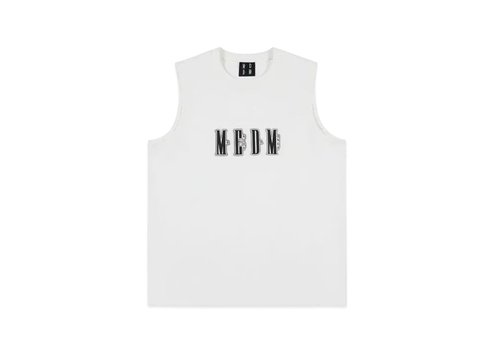 MR. ENJOY DA MONEY Thick Plate Printed Vest "White"