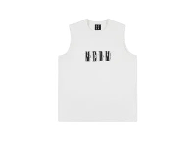 MR. ENJOY DA MONEY Thick Plate Printed Vest "White"