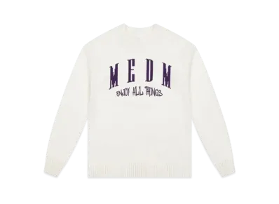 MR. ENJOY DA MONEY Arch Logo Knit "White"