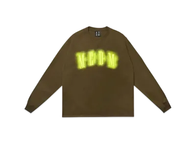 MR. ENJOY DA MONEY Neon Lamp Embroidery Long Sleeves "Brown"
