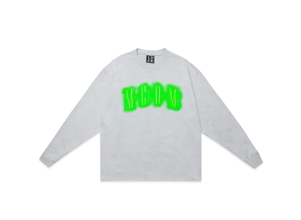 MR. ENJOY DA MONEY Neon Lamp Embroidery Long Sleeves "Grey"
