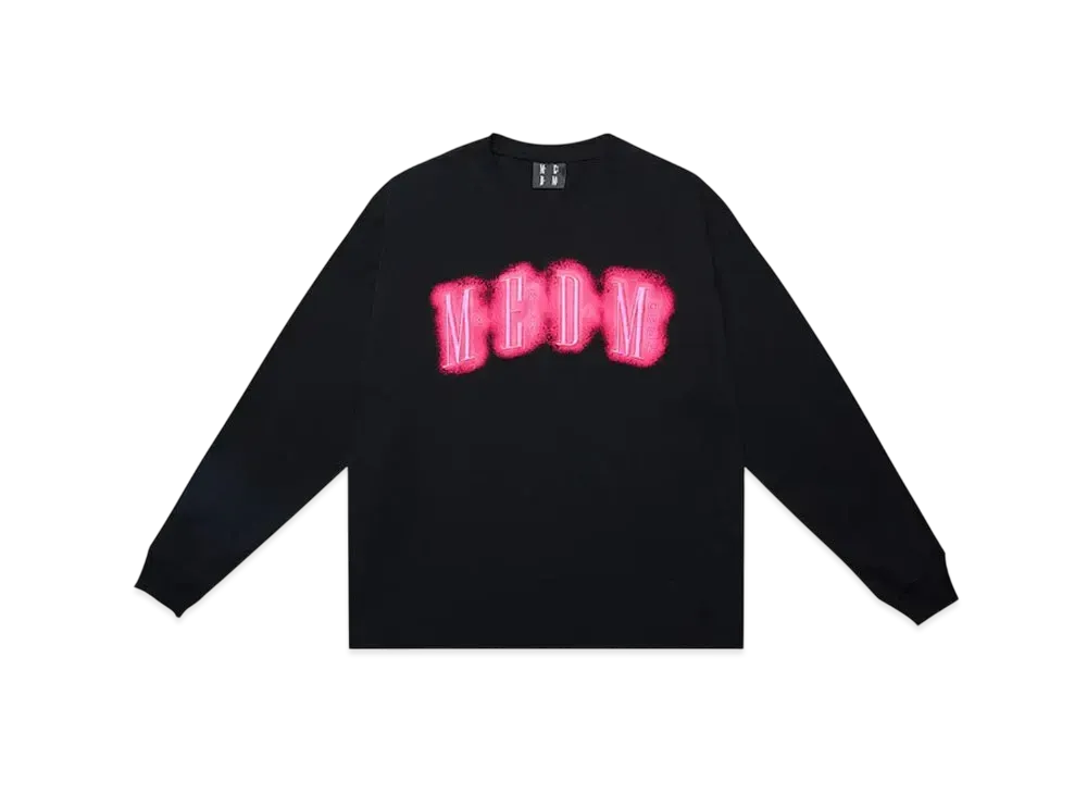 MR. ENJOY DA MONEY Neon Lamp Embroidery Long Sleeves "Black"