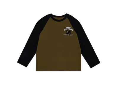 MR. ENJOY DA MONEY Emotional Printing Stamps Shoulder Sleeve "Dark Brown"