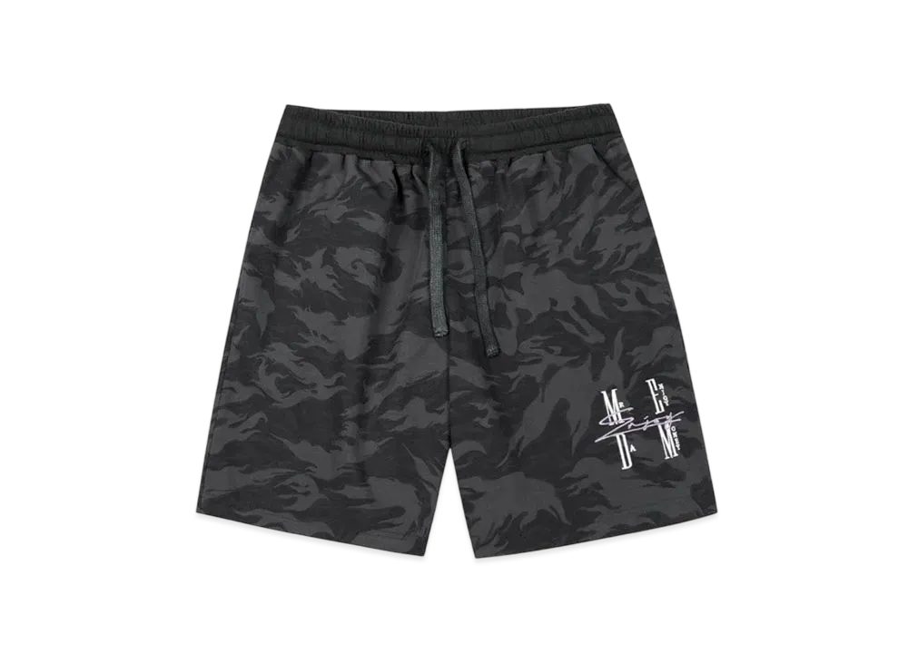 MR. ENJOY DA MONEY Camouflage Nylon Shorts "Black"