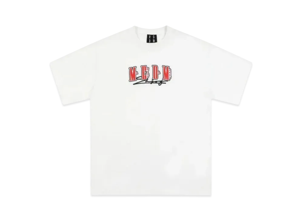 MR. ENJOY DA MONEY Four Character Logo Basic Short Sleeves "White"