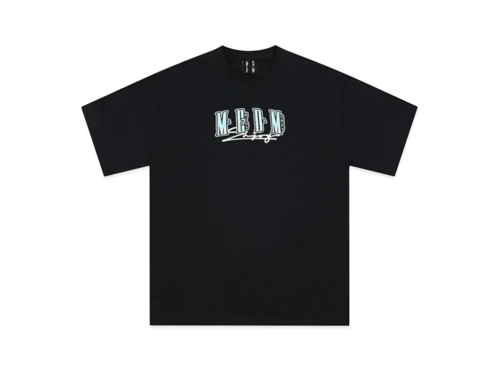 MR. ENJOY DA MONEY Four Character Logo Basic Short Sleeves "Black"