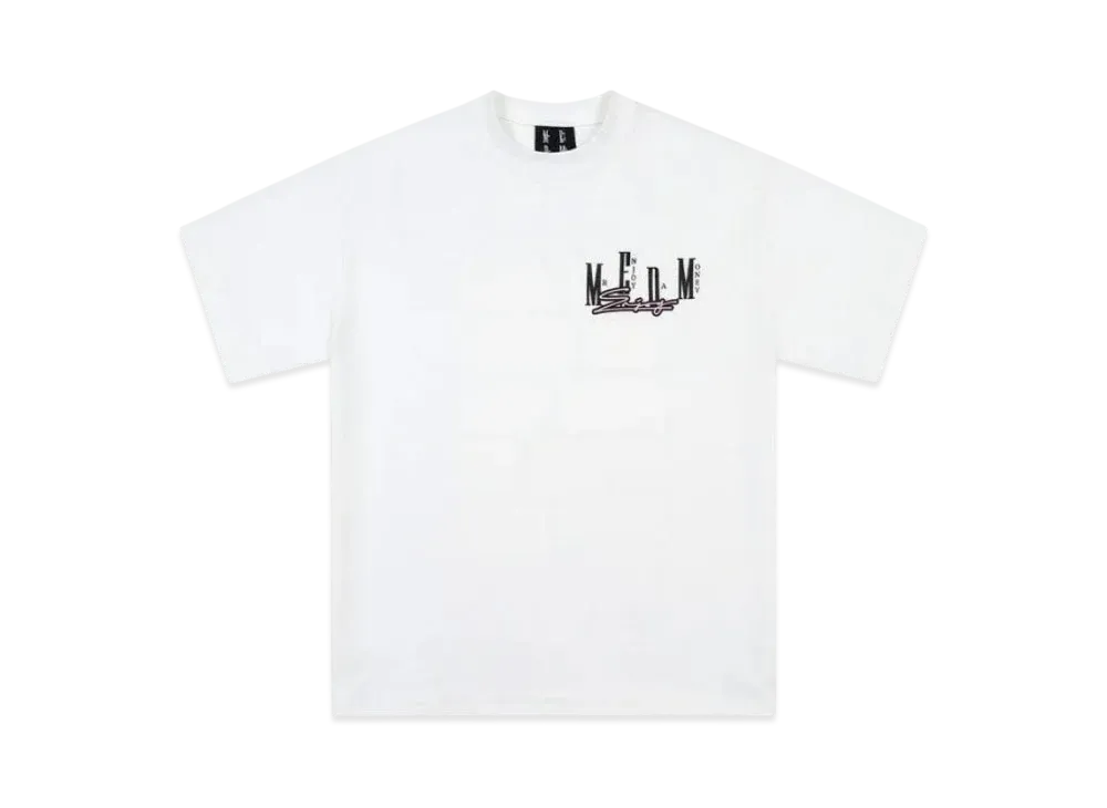 MR. ENJOY DA MONEY Letter Pattern Printing Short Sleeves "White"