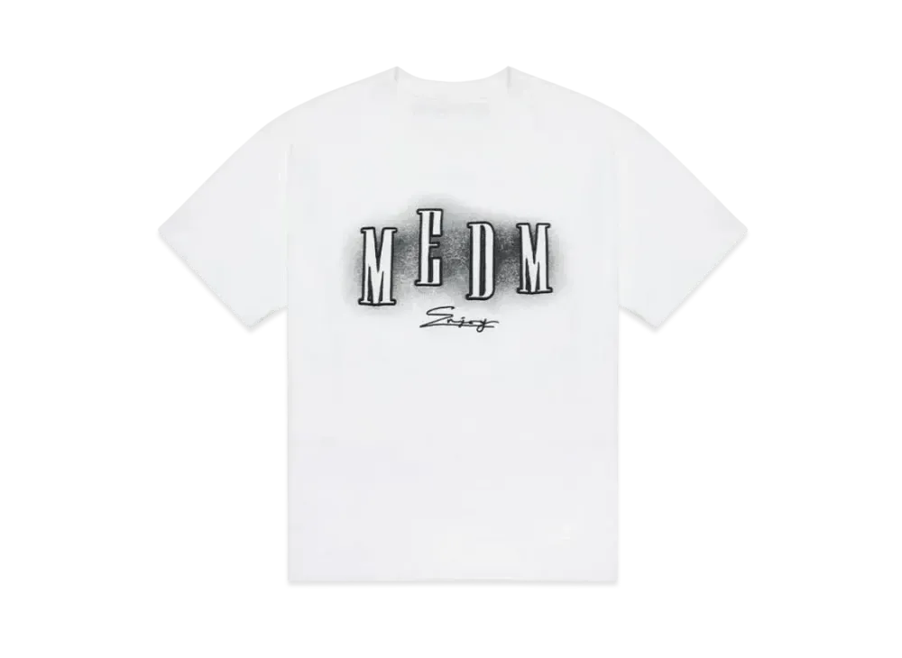 MR. ENJOY DA MONEY Neon Light Embroidery Short Sleeves "White"