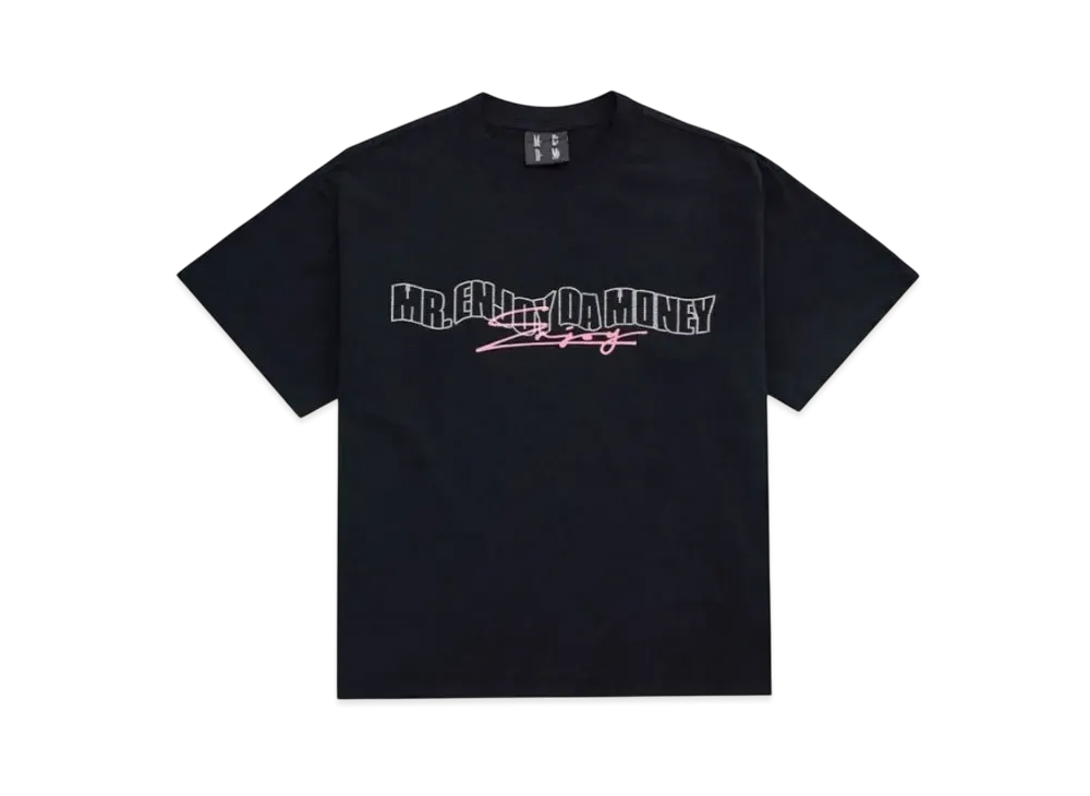 MR. ENJOY DA MONEY Spread Diamond Printed Short Sleeves "Black"