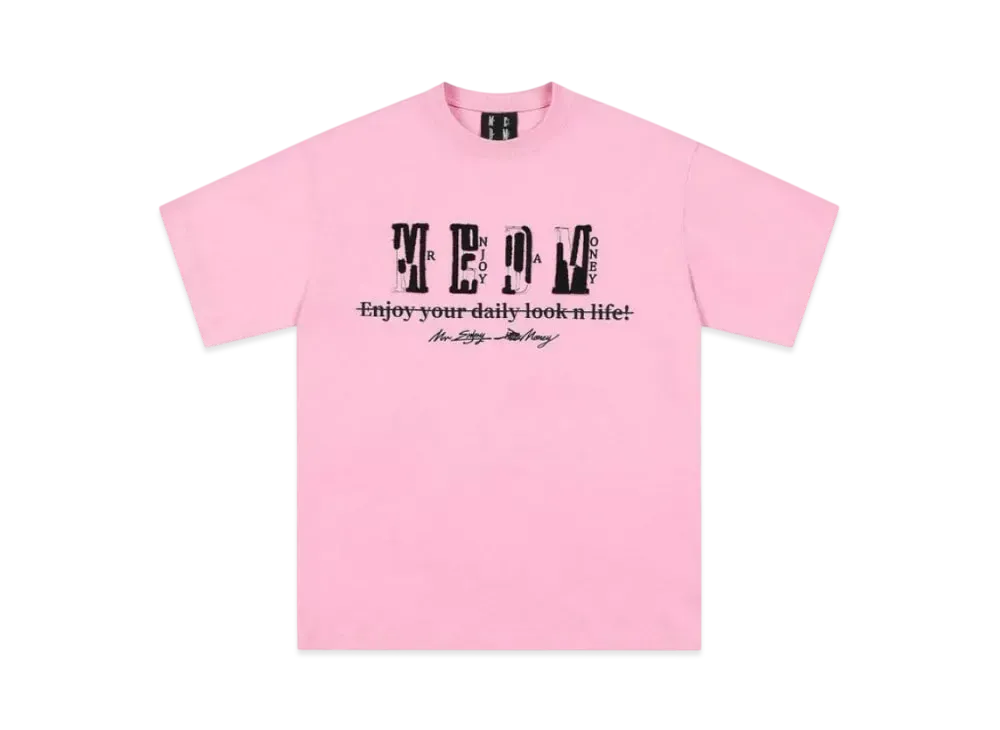 MR. ENJOY DA MONEY Broken Pattipure Short Sleeve "Pink"