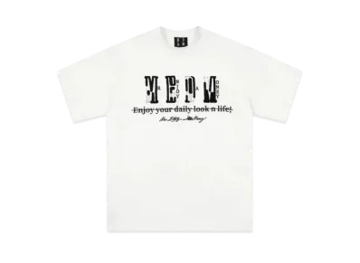 MR. ENJOY DA MONEY Broken Pattipure Short Sleeve "White"