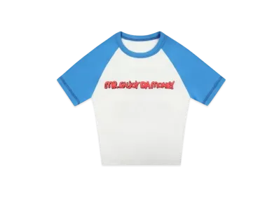MR. ENJOY DA MONEY Women's Color inserted Shoulder Sleeves "Blue"