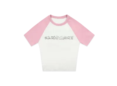 MR. ENJOY DA MONEY Women's Color inserted Shoulder Sleeves "Pink"