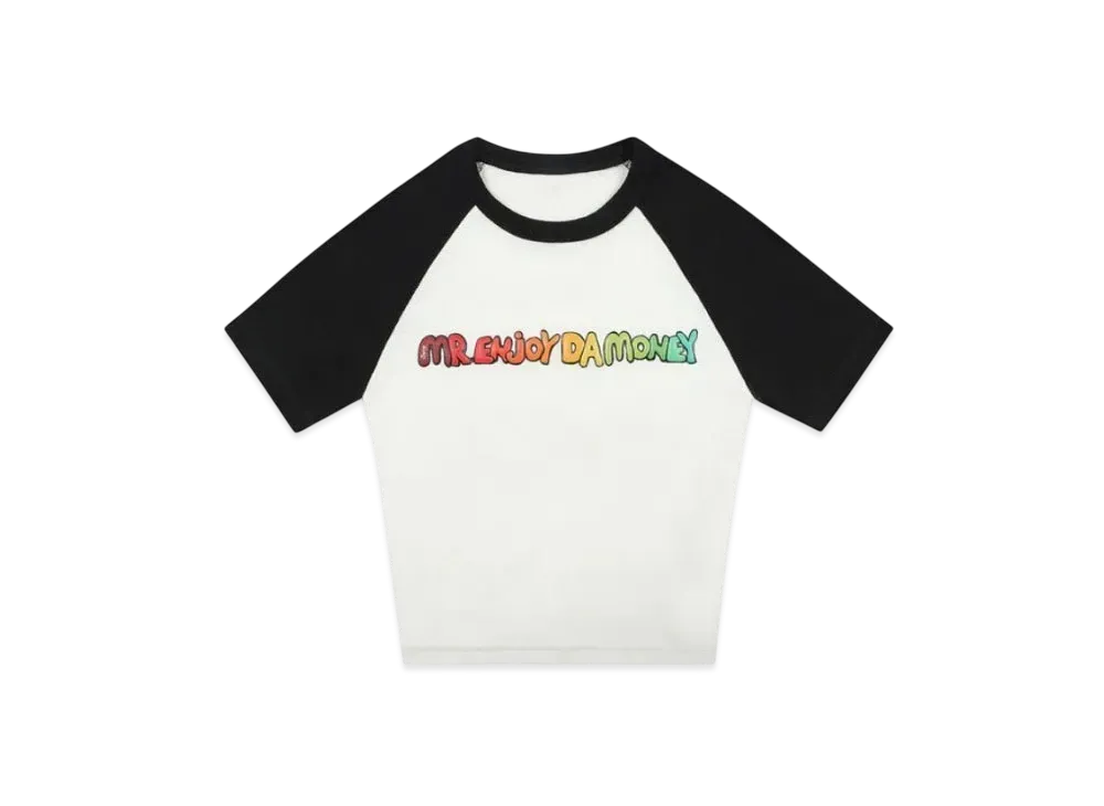 MR. ENJOY DA MONEY Women's Color inserted Shoulder Sleeves "Black"