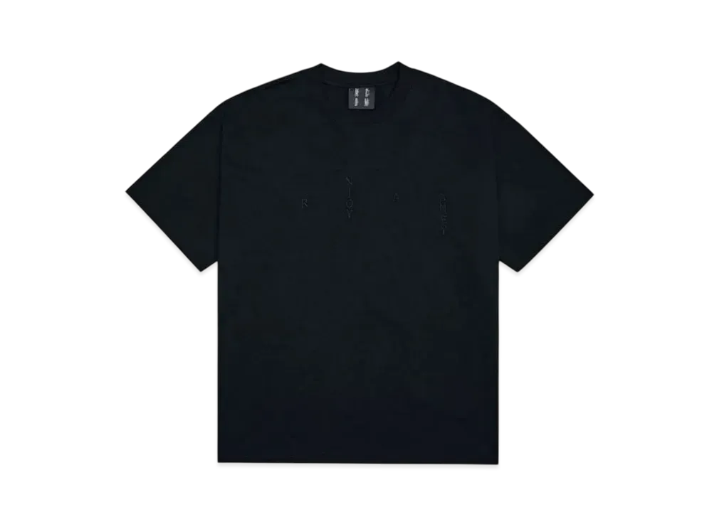 MR. ENJOY DA MONEY Sponge Fills Over Convex Short Sleeves "Black"
