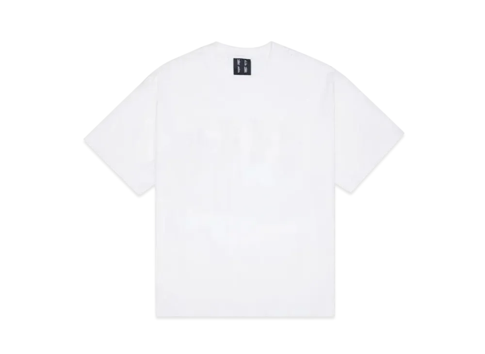 MR. ENJOY DA MONEY Sponge Fills Over Convex Short Sleeves "White"