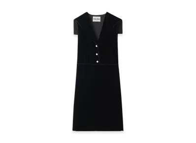 MIU MIU Women's Velvet Dress "Black"
