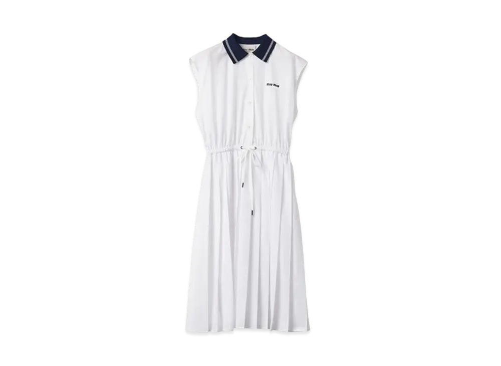 MIUMIU Poplin Dress "White"