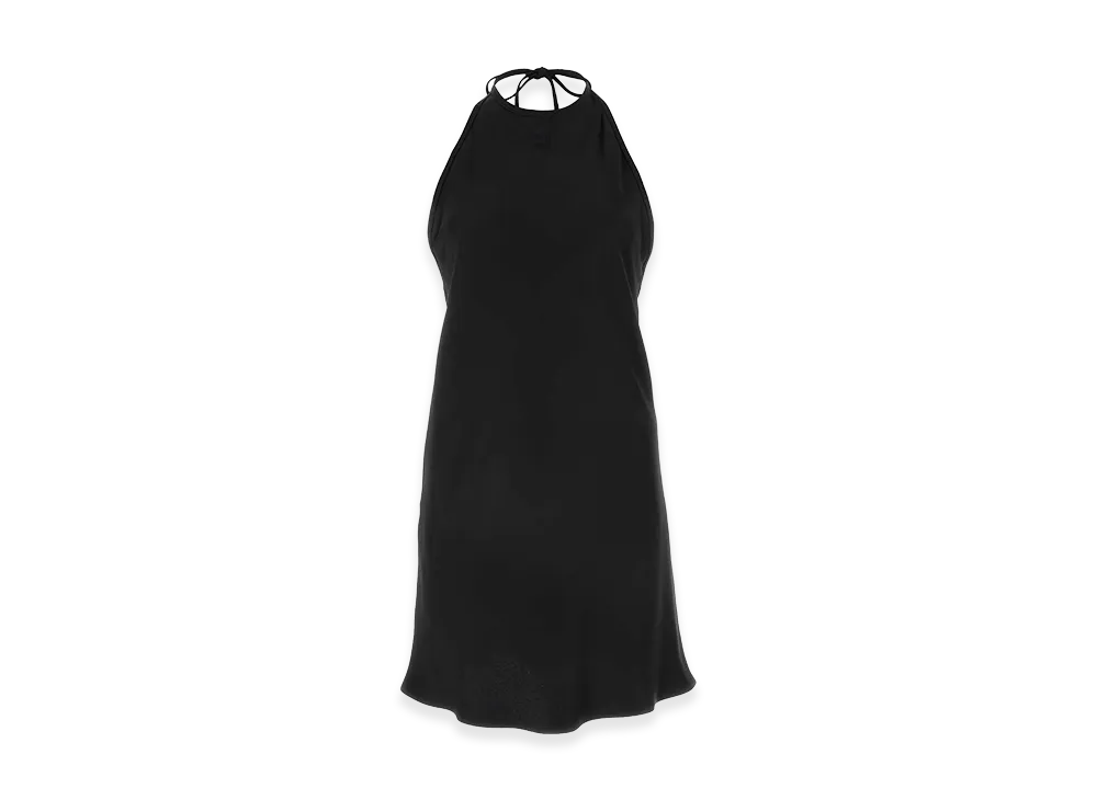 MIU MIU Women's Satin Dress "Black"