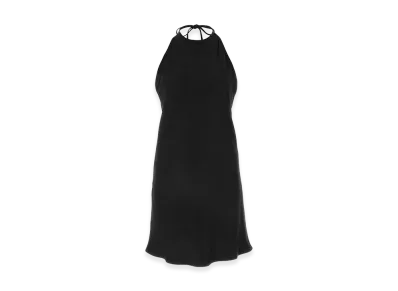 MIU MIU Women's Satin Dress "Black"