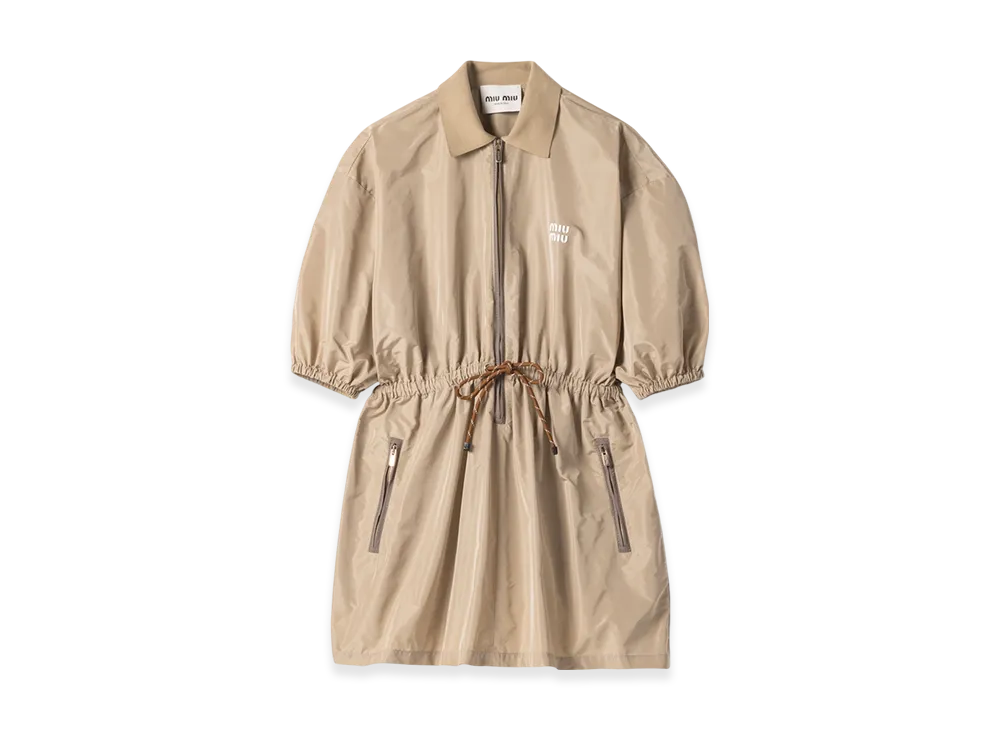 MIU MIU Women's Technical Fabric Dress "Cord"