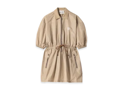 MIU MIU Women's Technical Fabric Dress "Cord"