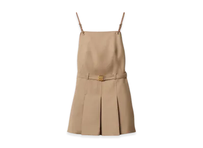 MIU MIU Women's Kid Mohair Dress "Hazelnut"