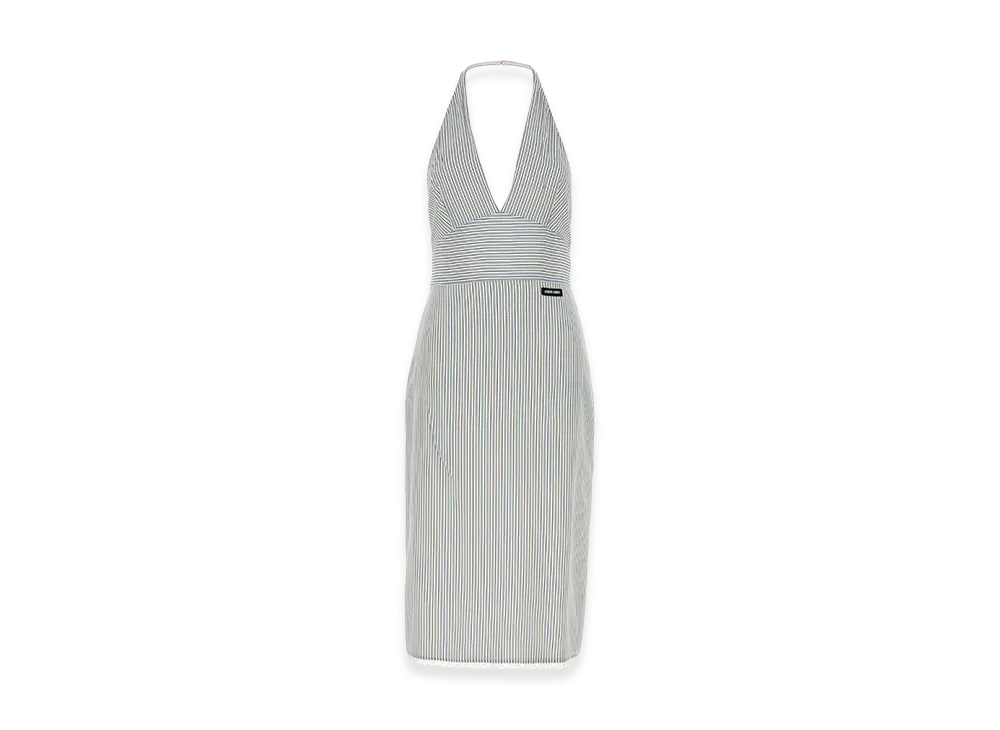 MIU MIU Women's Silk Dress "Multicolor"