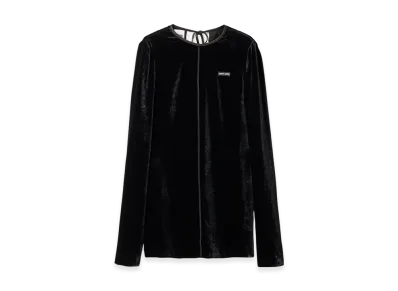 MIU MIU Women's Velvet Dress "Black"