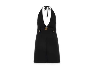 MIU MIU Women's Stretch Wool Dress "Black"