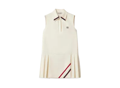 MIUMIU Mohair Fabric Mini-Dress "Natural"